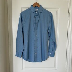 Men's Blue Dress Shirt